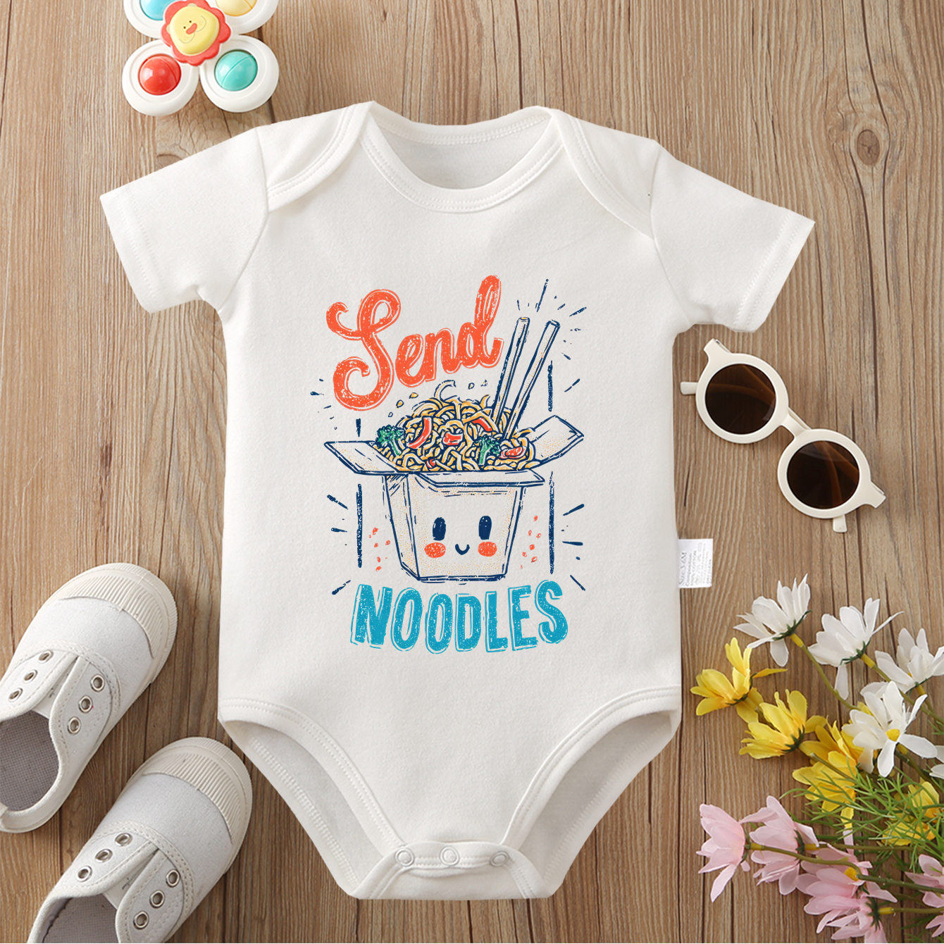 Baby Food Intake - Mono de algodón 100% para verano
