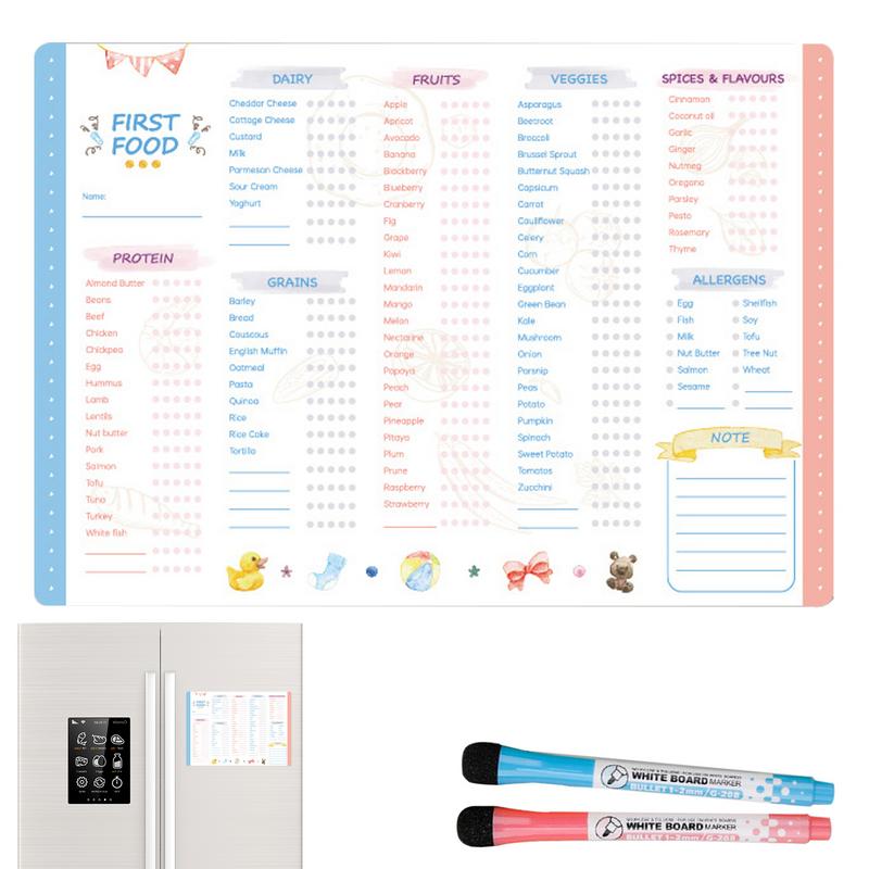 Baby Food Tracker - Lista de verificación de primeros alimentos