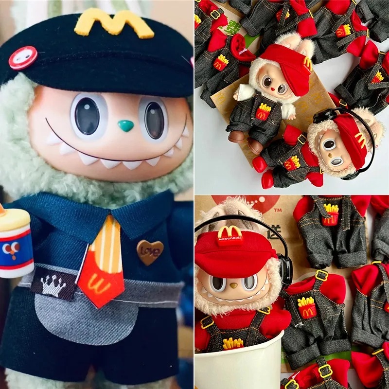 Baby Food Delivery - Ropa de Trabajo para Muñeca Labubu