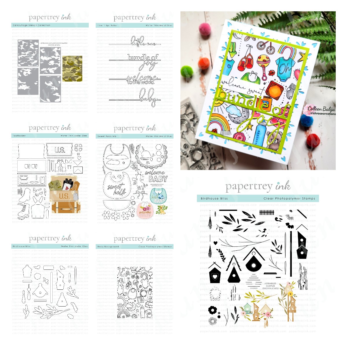 Baby Food Bag - Juego de plantillas de camuflaje con