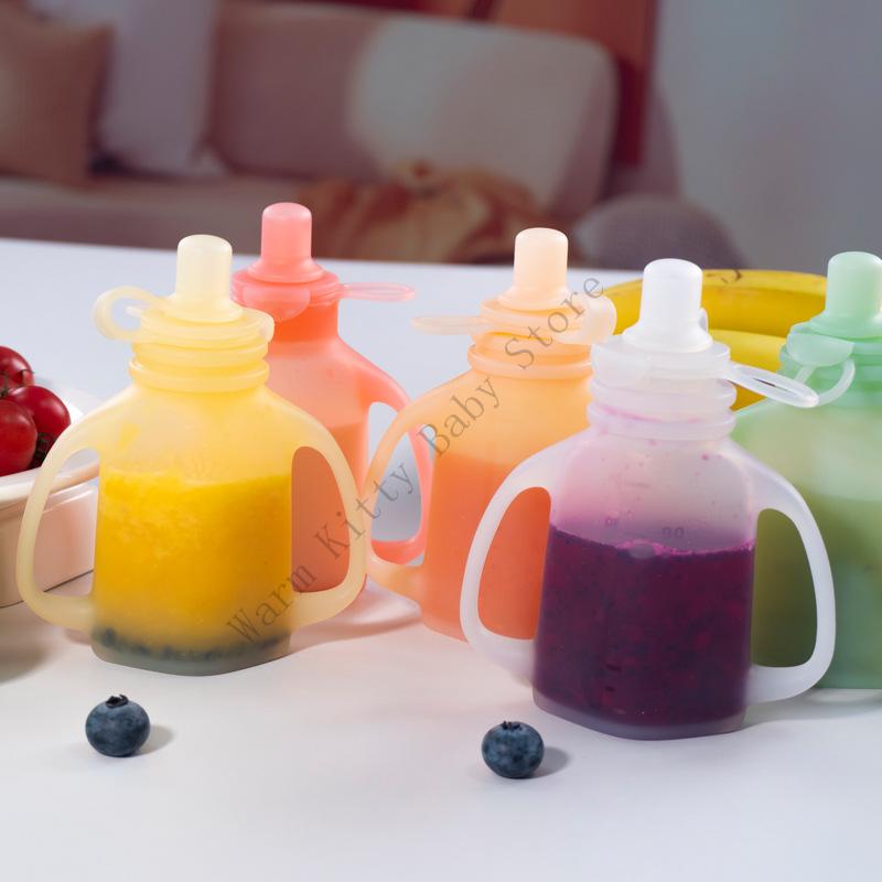 Puree Baby Food - XXFE-contenedor comida para bebé 110ML, bolsa