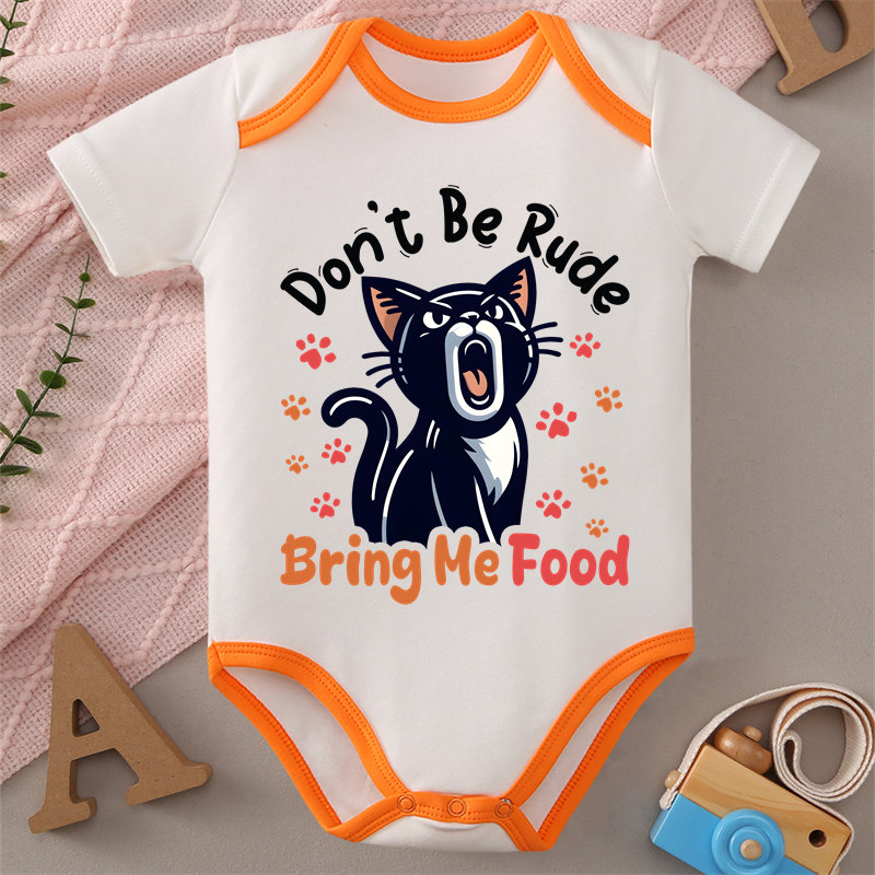 Baby Food Intake - Mono de algodón 100% con estampado