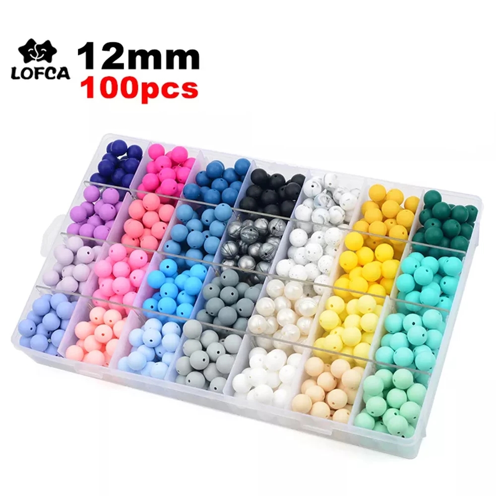 LOFCA 12mm 100 Uds cuentas de  - Baby Food Flavors reseña y precio