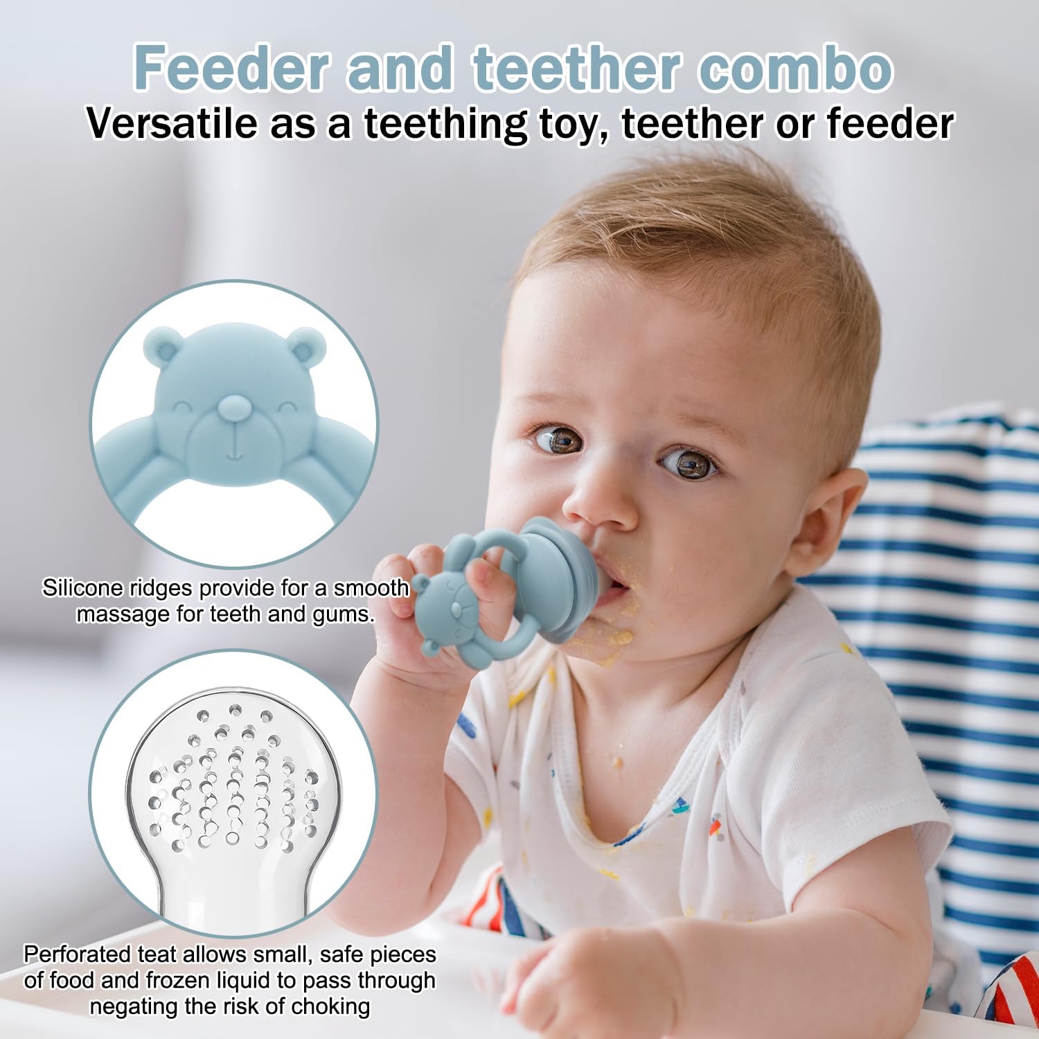 Chupete Alimentador de Frutas  - Baby Food Guide reseña y precio