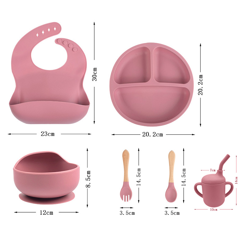 Juego de vajilla de silicona p - Baby Food Guide reseña y precio