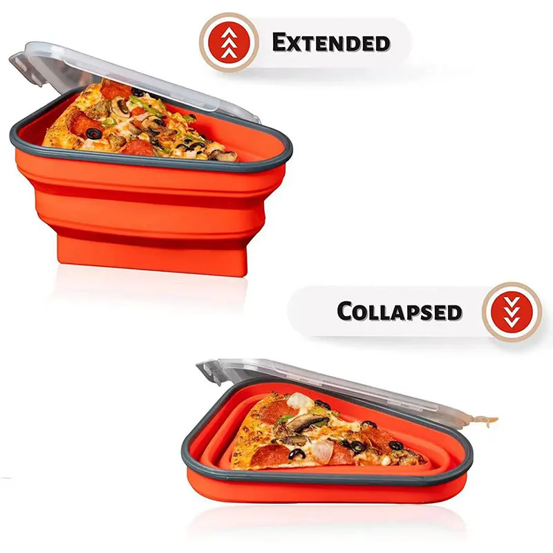 Caja de Pizza plegable de sili - Baby Food Intake reseña y precio