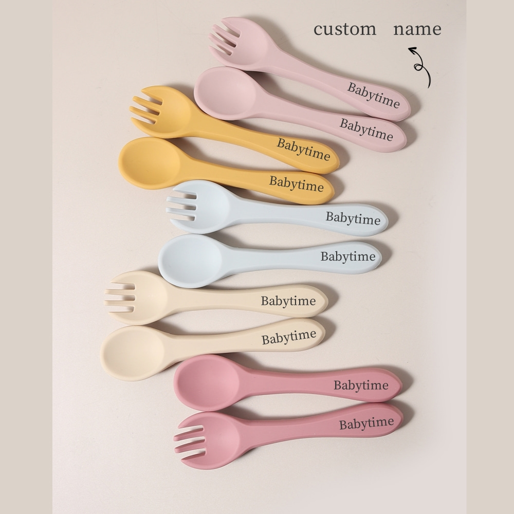 Cuchara y Tenedor de Silicona  - Baby Food Guide reseña y precio