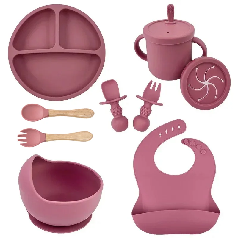 Juego de platos de silicona de - Baby Food Guide reseña y precio