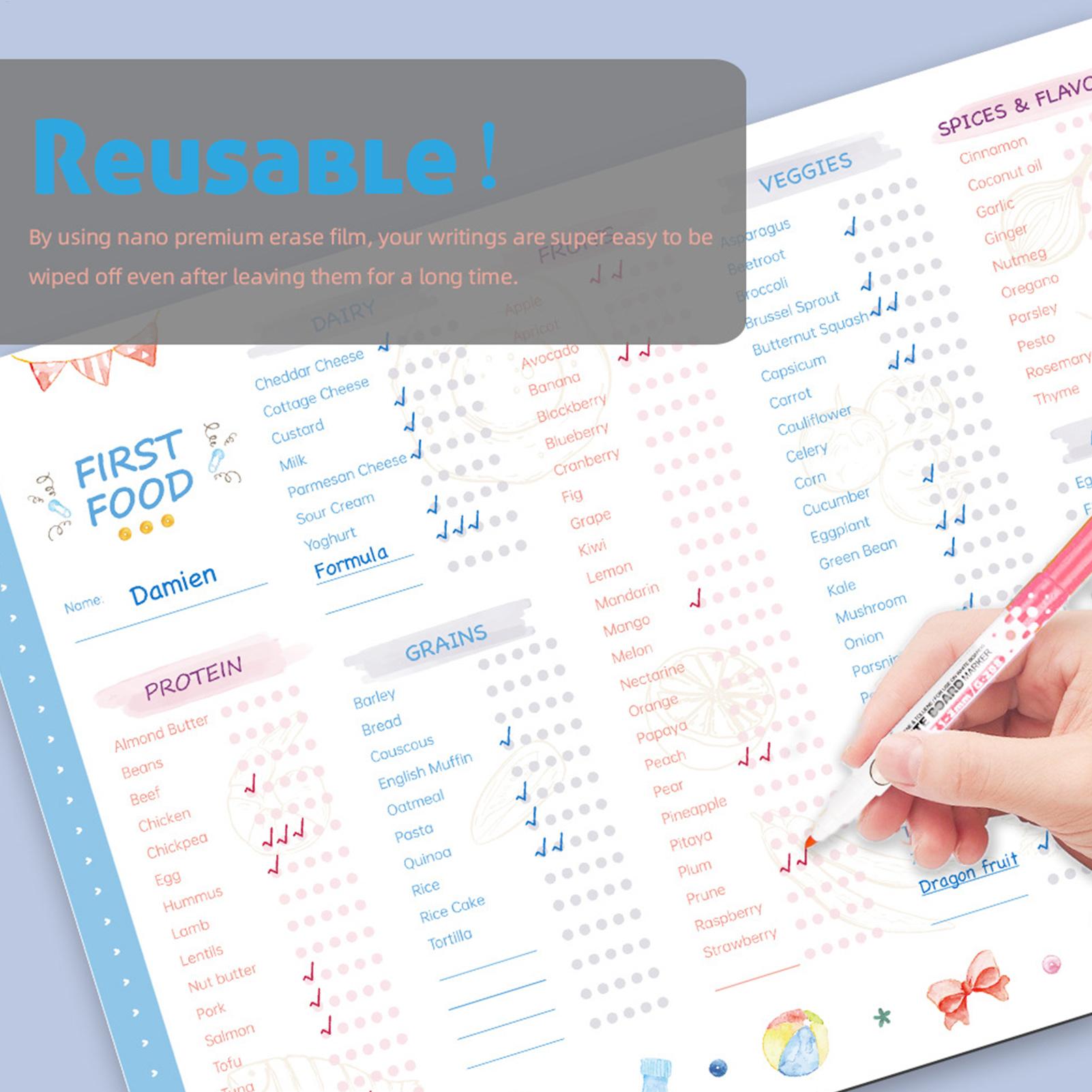 Tabla de Alimentos para Bebés  - Baby Food Tracker reseña y precio