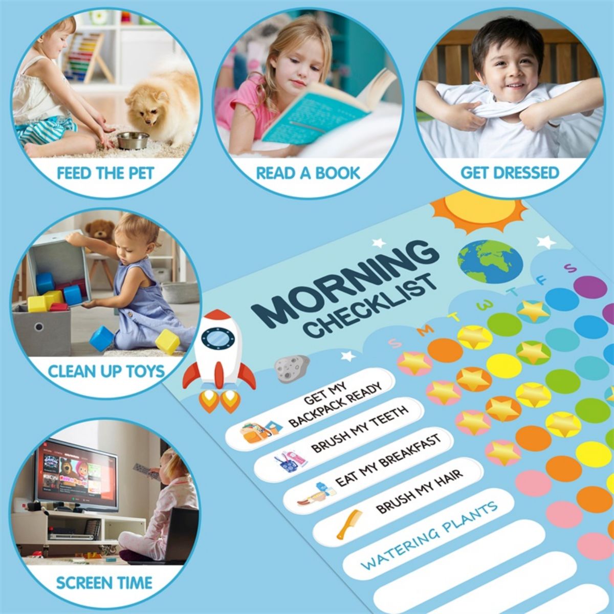 Pegatina magnética para niños  - Baby Food Tracker reseña y precio