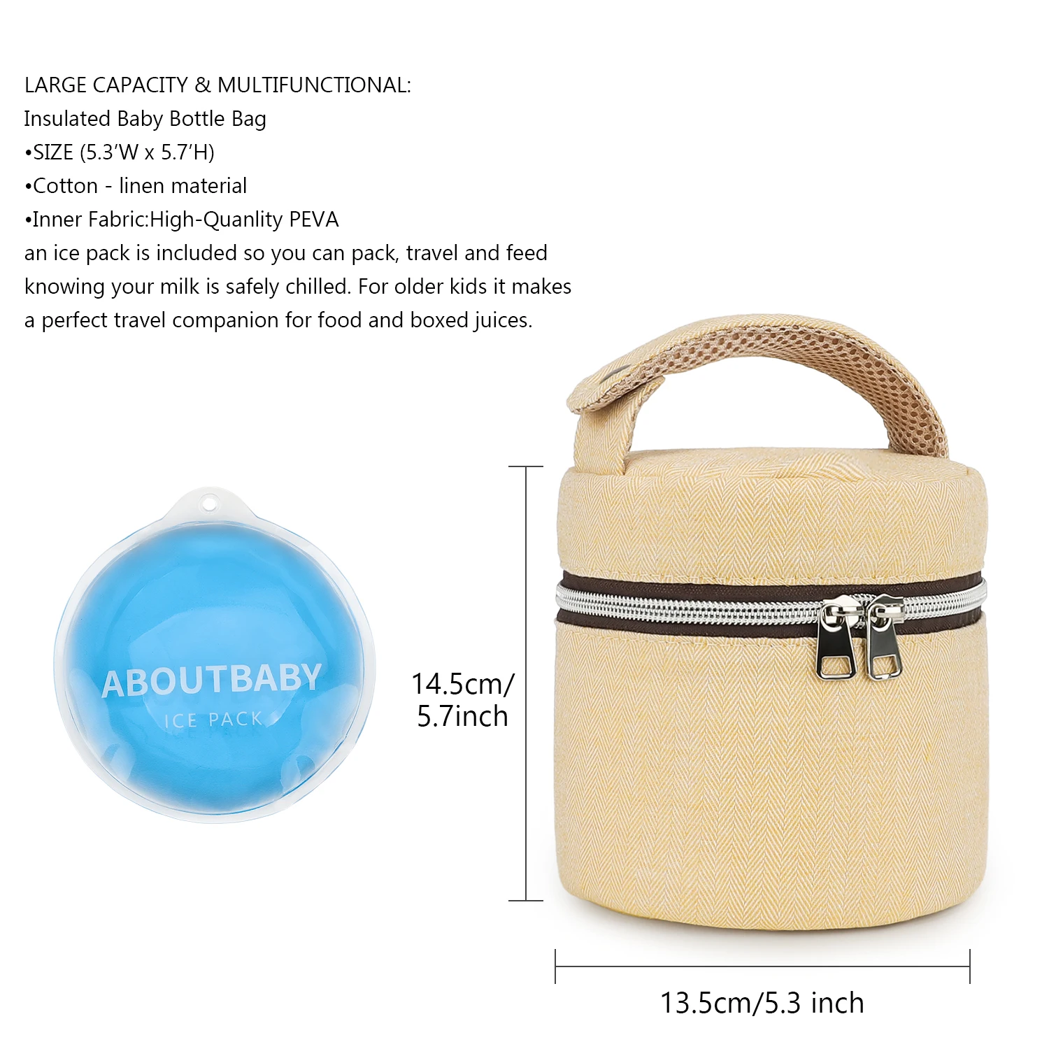 Bolsa para biberones impermeab - Baby Food Bottle reseña y precio