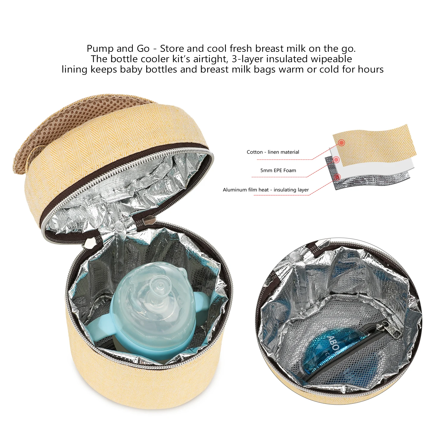 Bolsa para biberones impermeab - Baby Food Bottle reseña y precio