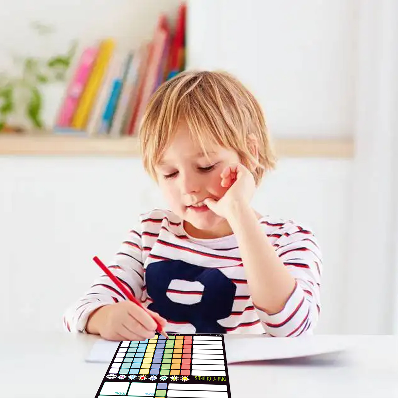 Tabla de tareas magnética, hor - Baby Food Tracker reseña y precio