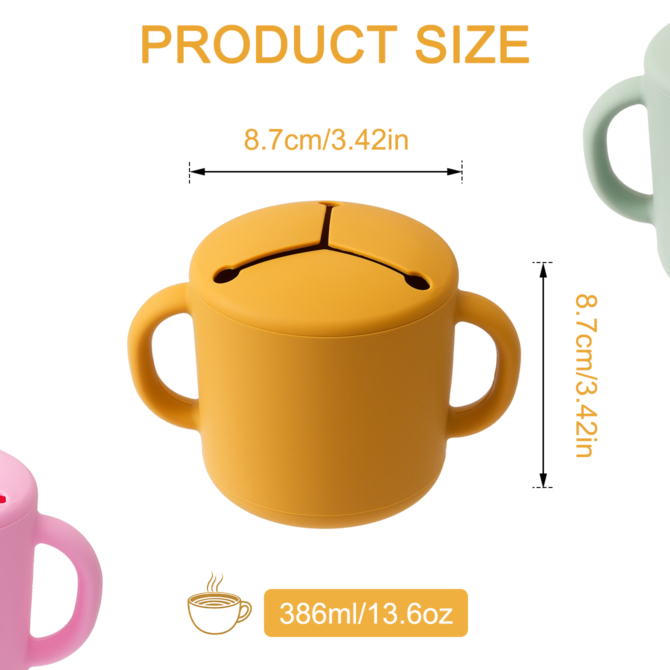 Taza de aperitivos de silicona - Puree Baby Food reseña y precio